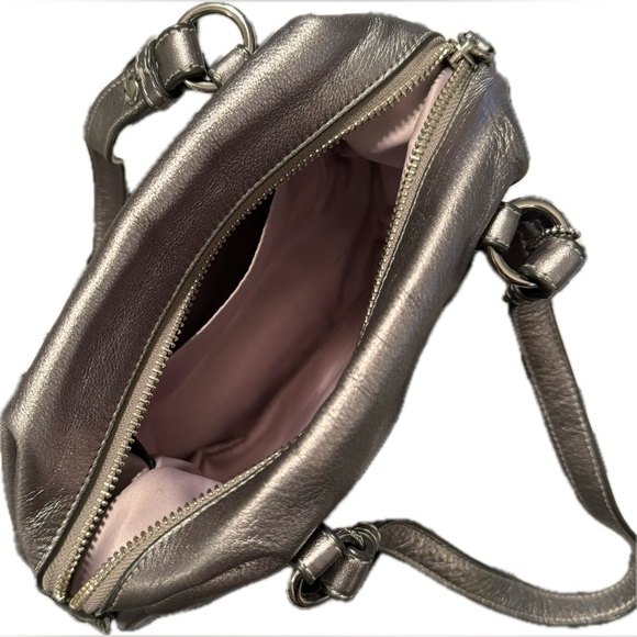 Coach Audrey Gunmetal Mini Leather Bag - Picture 3 of 5